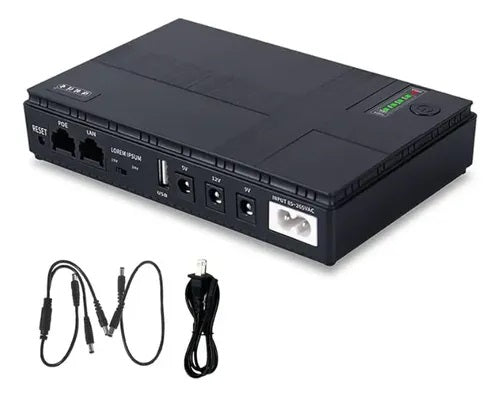 Mini UPS de respaldo para router y módem
