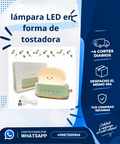 Lámpara LED con diseño de pan tostado
